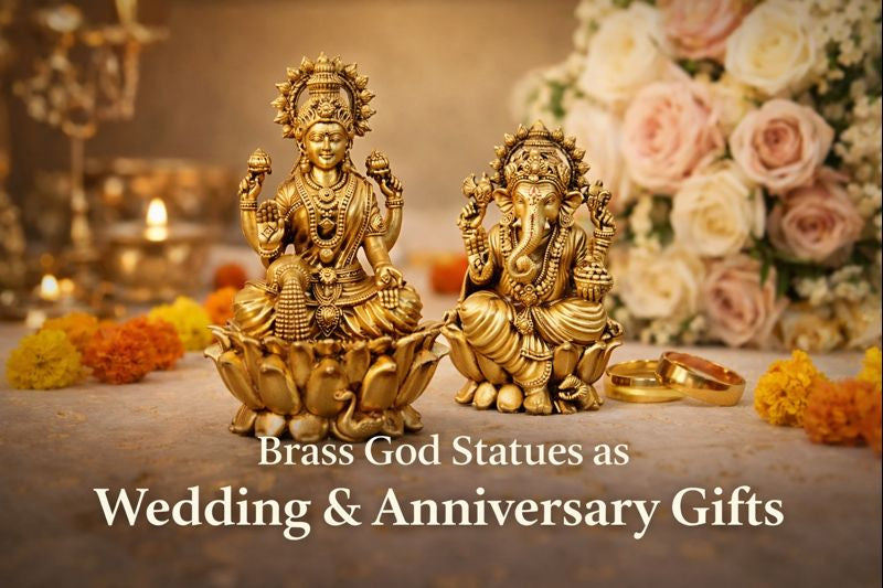 Brass God Statues as Wedding & Anniversary Gifts