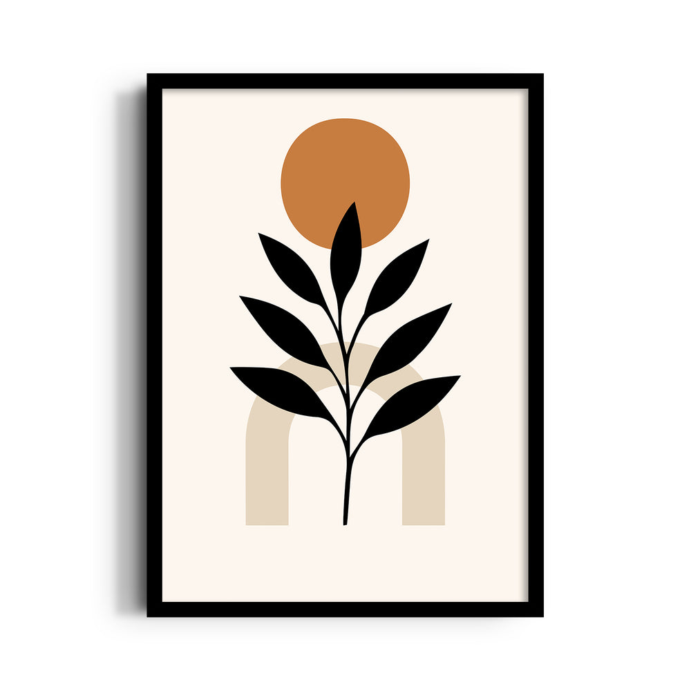 Minimal Boho Botanical Arch - Boho Modern Wall Art
