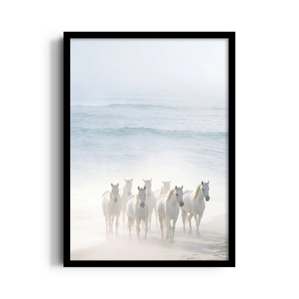 Ethereal Dawn — 7 Horses Vastu Art