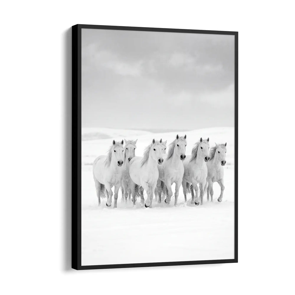 Winter Tundra Strength — 7 Horses Vastu Art