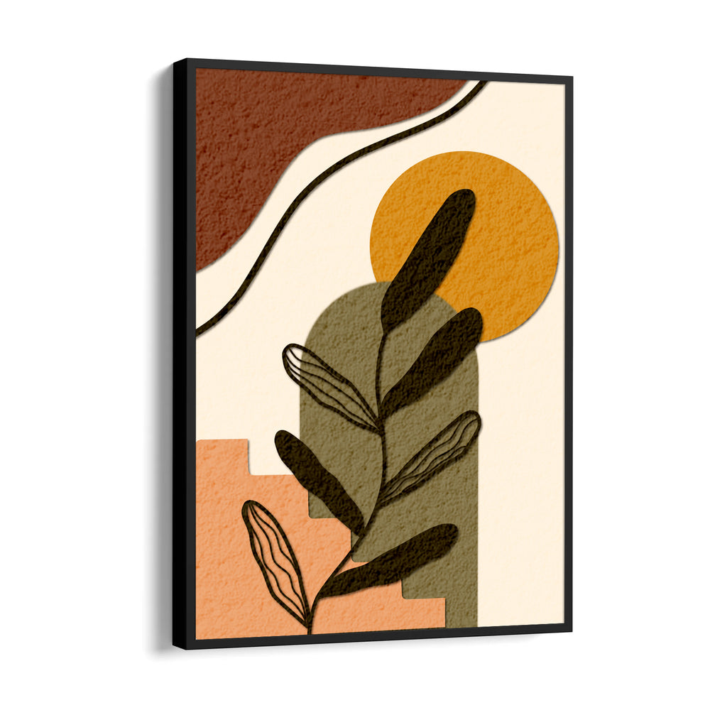 Amber Shadow Botanica - Abstract Modern Art