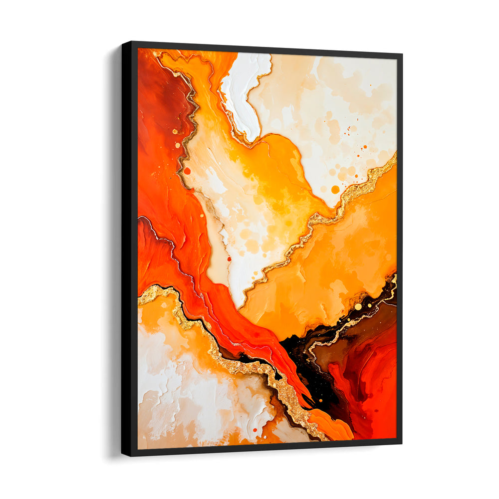 Molten Aurora Veins – Abstract Modern Art