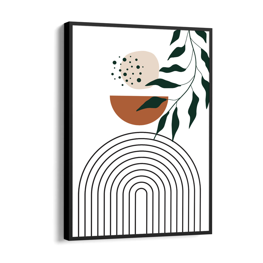 Minimal Boho Rainbow & Botanical - Boho Modern Wall Art