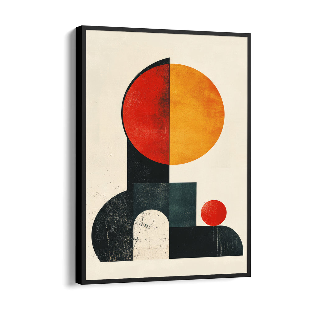 Dual Sun Monolith - Abstract Modern Art