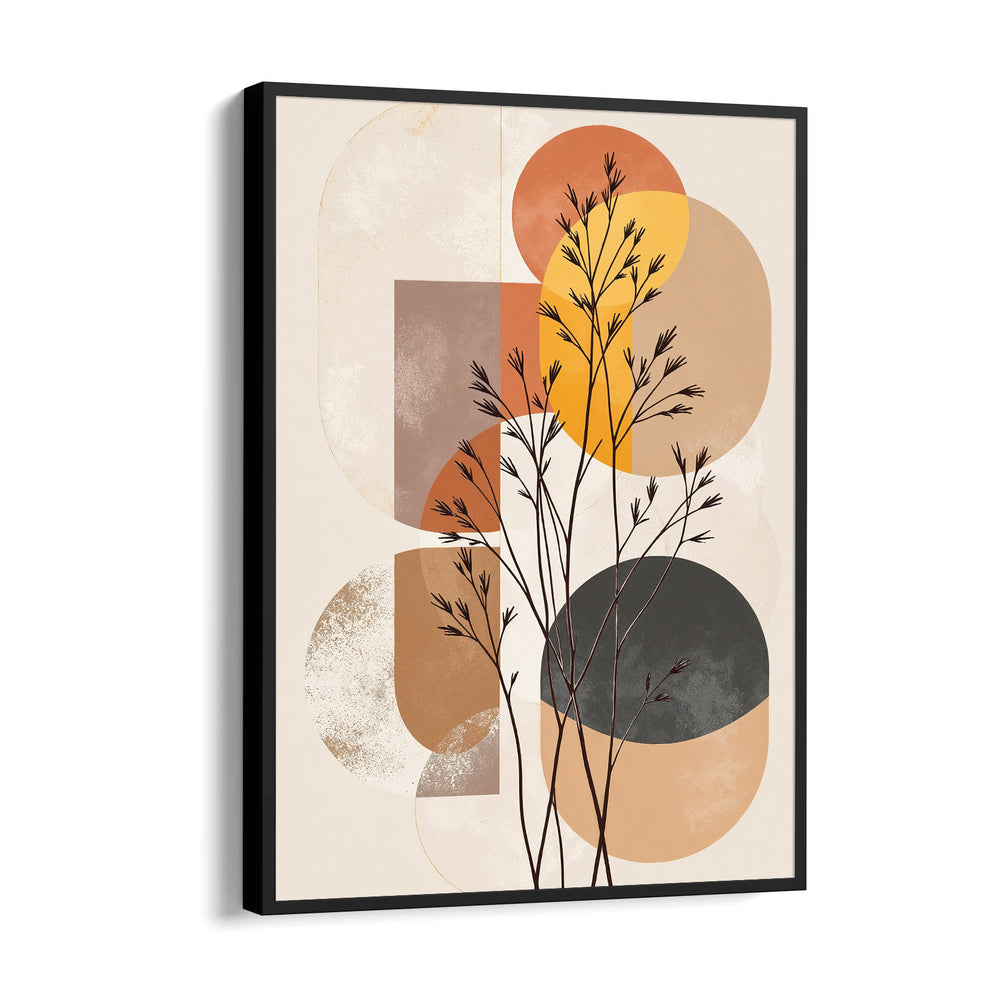 Amber Silence Botanica - Abstract Modern Art