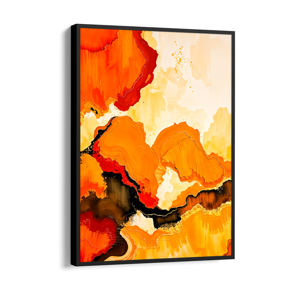 Solar Ember Confluence - Abstract Modern Art