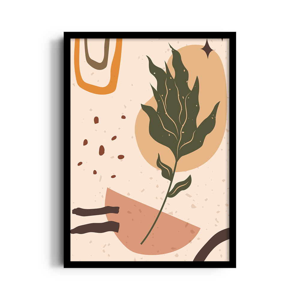 Sunset Arch Botanical Geometry - Abstract Modern Art