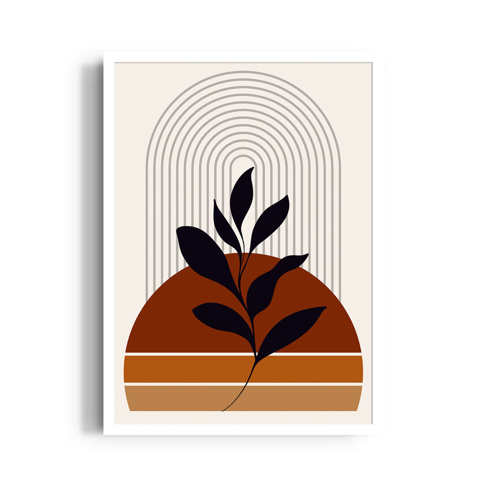 Boho Sunset Botanical Arch - Boho Modern Wall Art