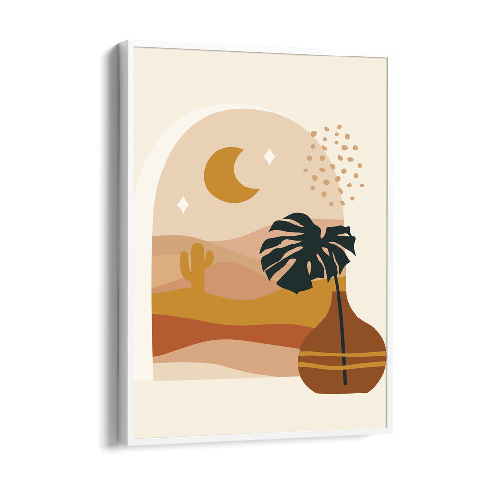 Boho Desert Nightscape - Boho Modern Wall Art