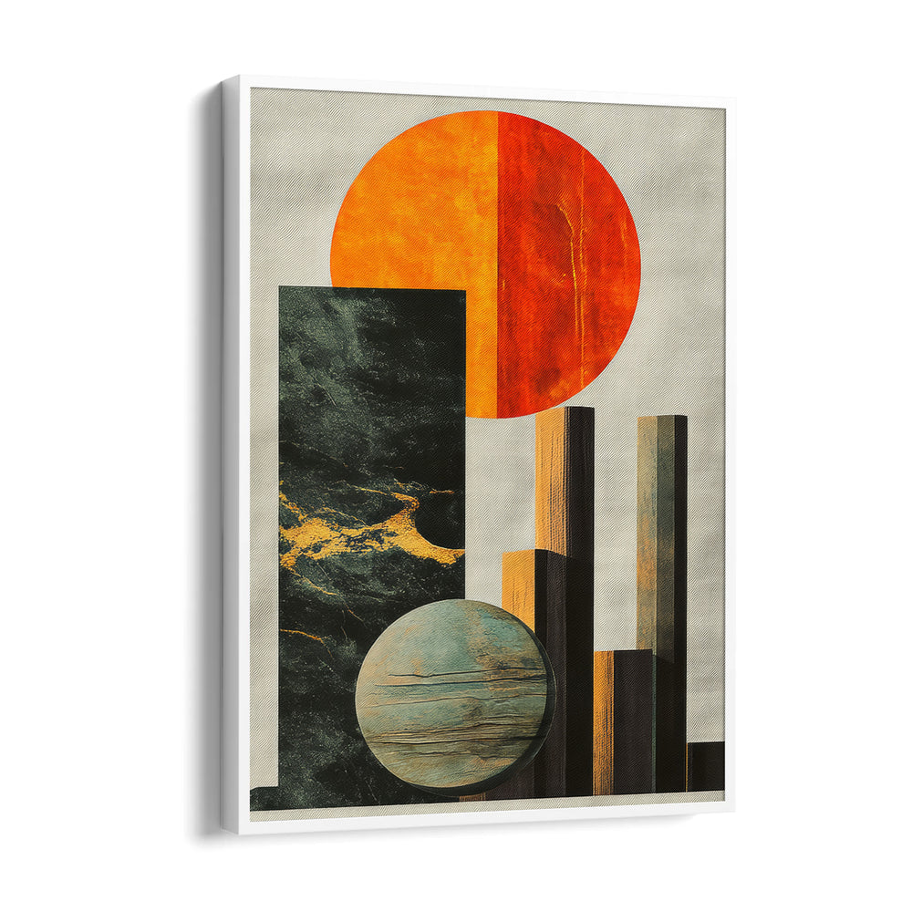 Solar Monolith Convergence - Abstract Modern Art