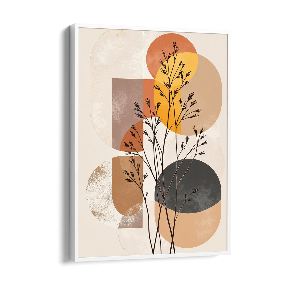 Amber Silence Botanica - Abstract Modern Art