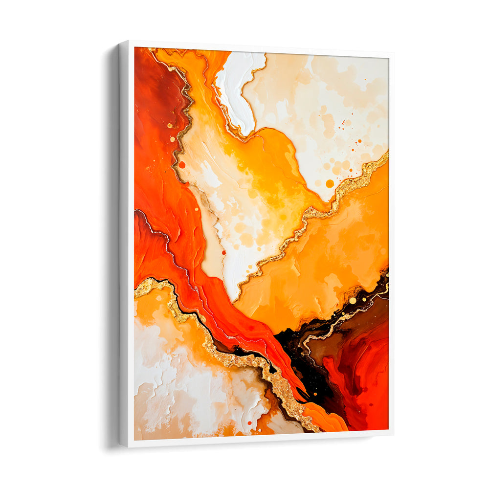 Molten Aurora Veins – Abstract Modern Art