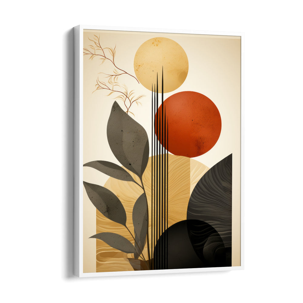 Crimson Sun Ascension - Abstract Modern Art