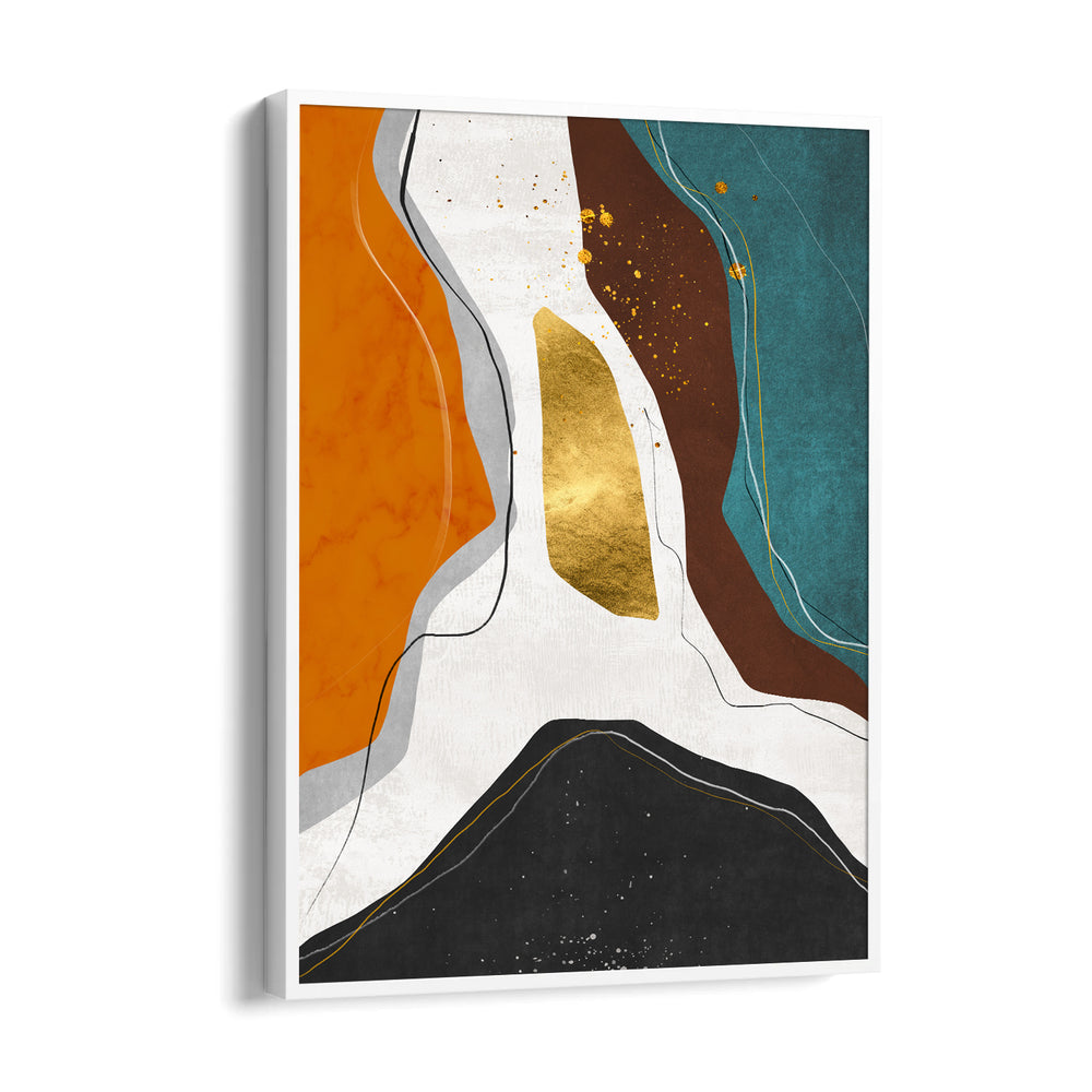 Gilded Rift Passage - Abstract Modern Art