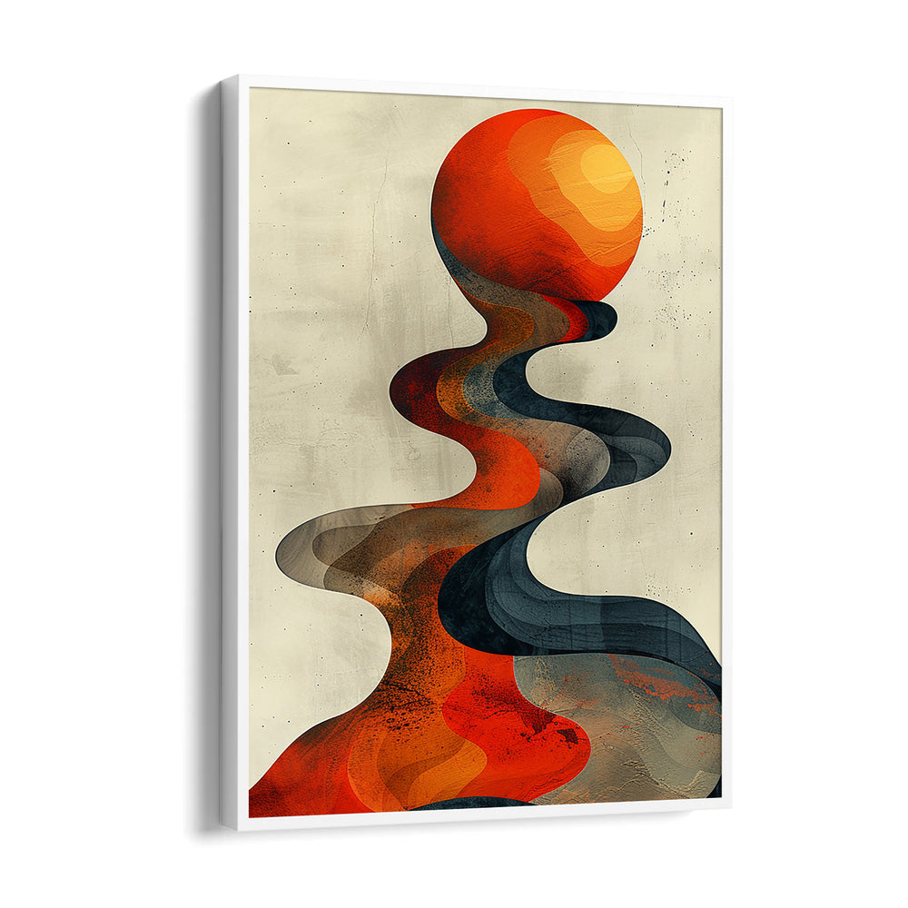 Solar Serpentine Flow - Abstract Modern Art