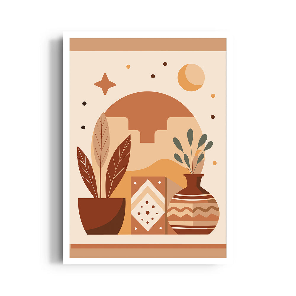 Boho Desert Still Life – Boho Modern Wall Art