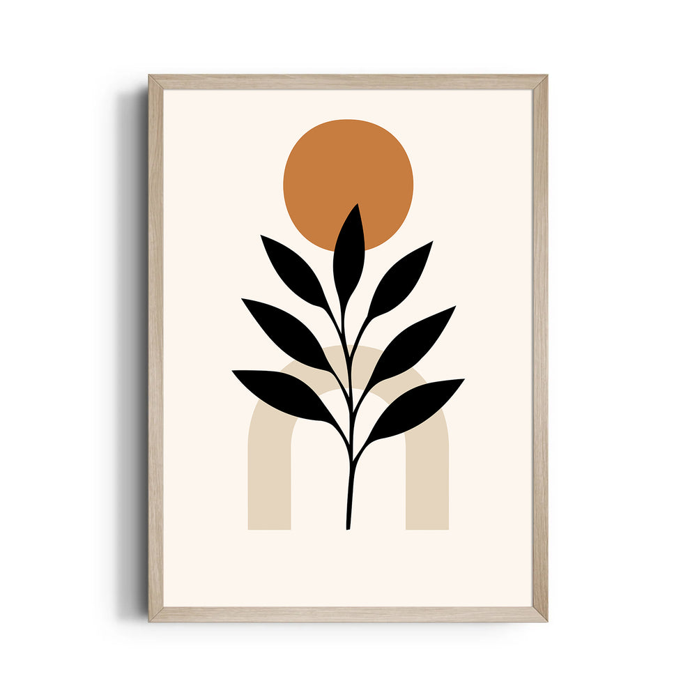 Minimal Boho Botanical Arch - Boho Modern Wall Art