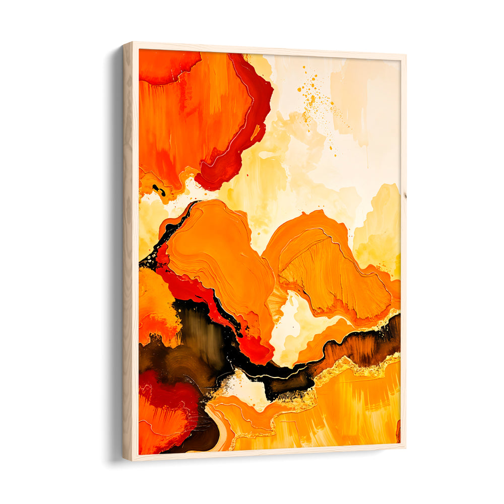 Solar Ember Confluence - Abstract Modern Art