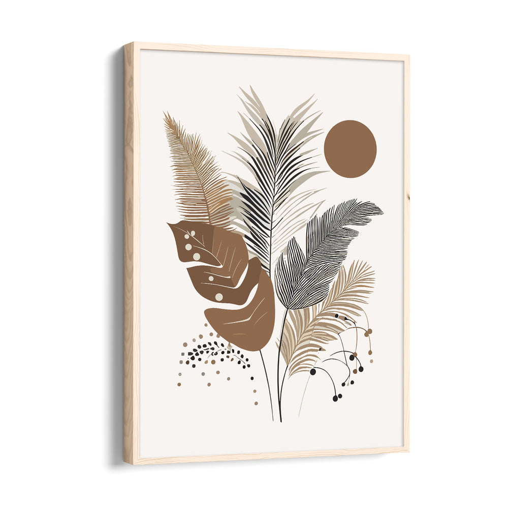 Boho Tropical Botanical Arrangement – Boho Modern Wall Art