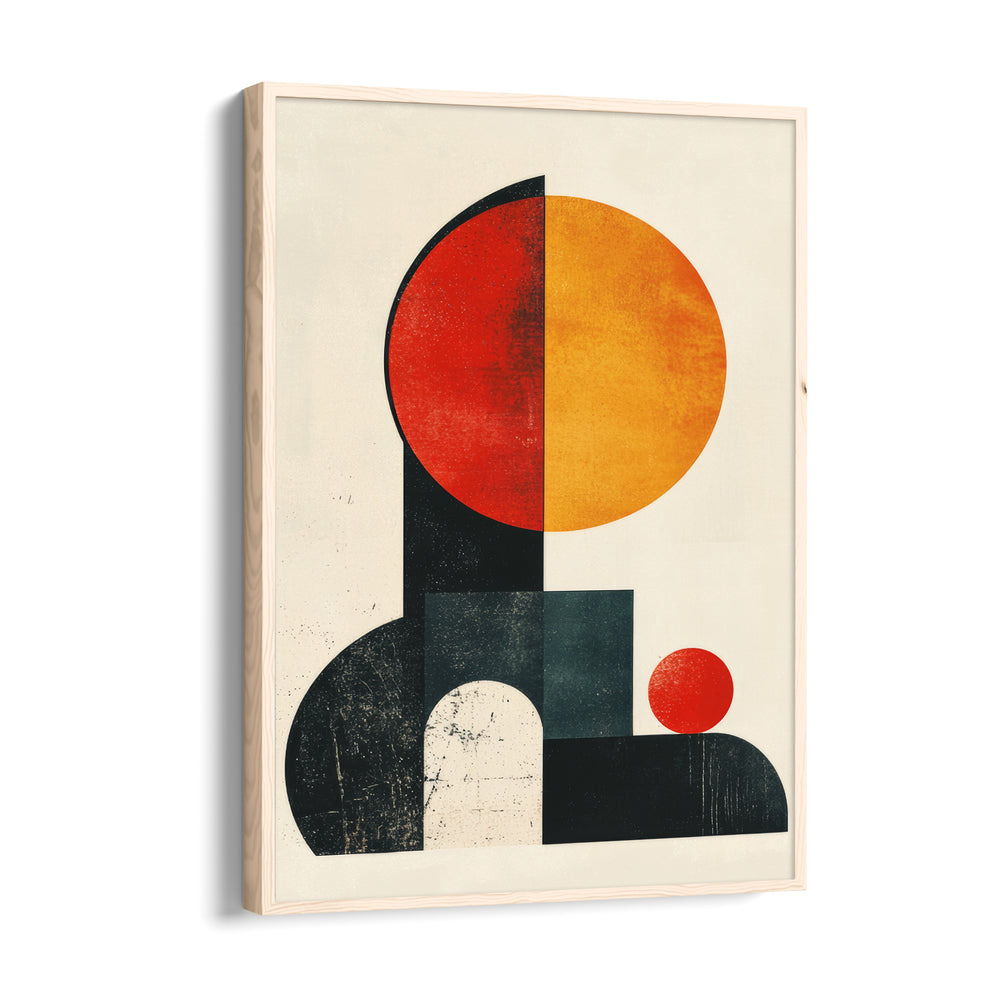 Dual Sun Monolith - Abstract Modern Art