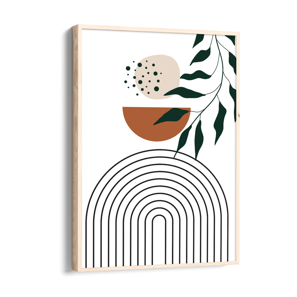 Minimal Boho Rainbow & Botanical - Boho Modern Wall Art
