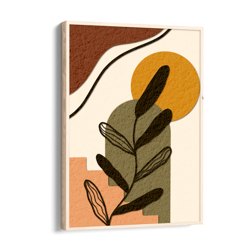 Amber Shadow Botanica - Abstract Modern Art