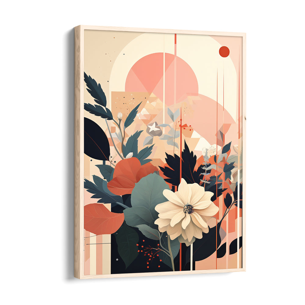 Blush Garden Radiance - Abstract Modern Art