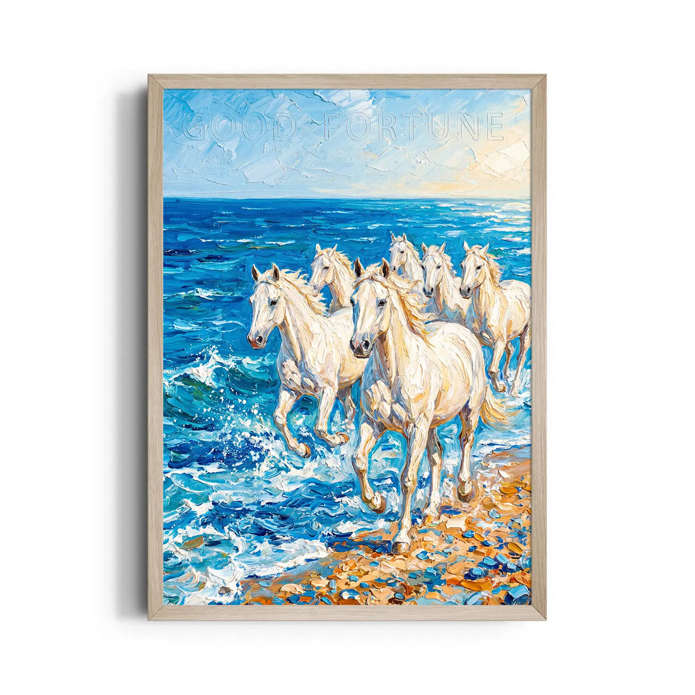 Impasto — 7 Horses Vastu Art