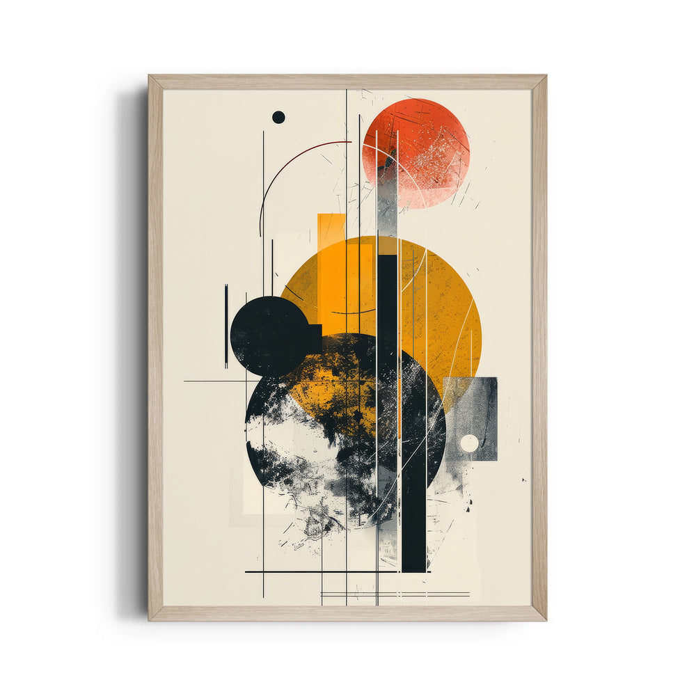 Solar Geometry Resonance - Abstract Modern Art