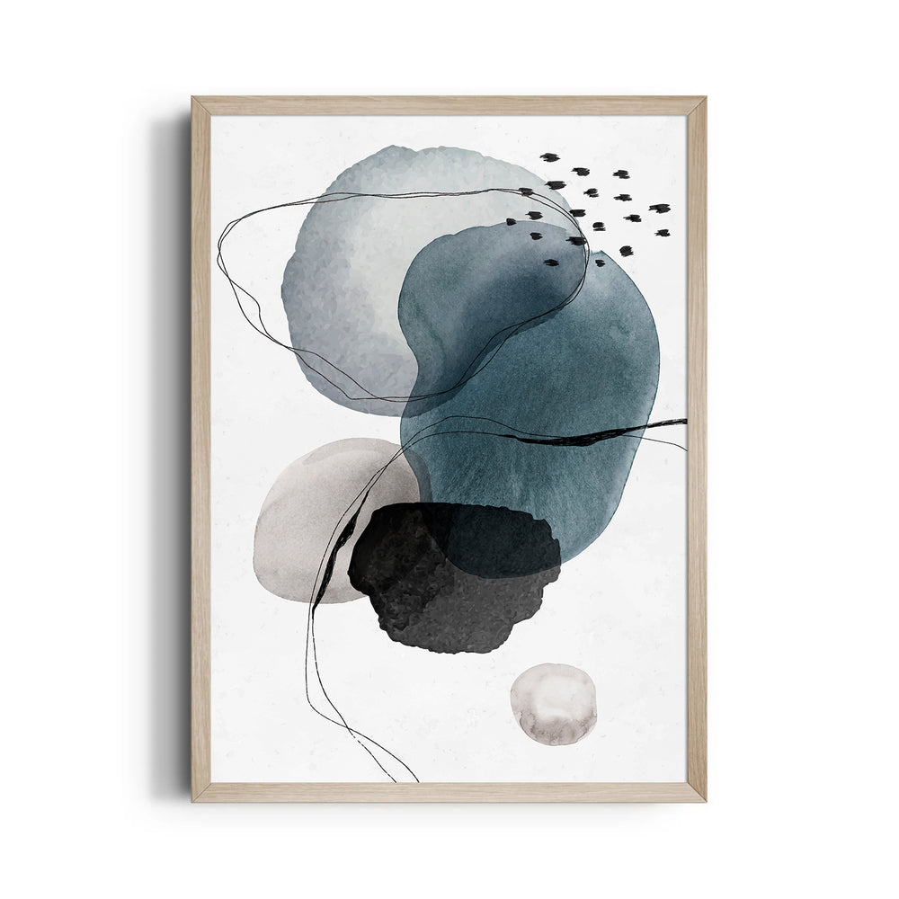 Silent Drift Balance - Abstract Modern Art