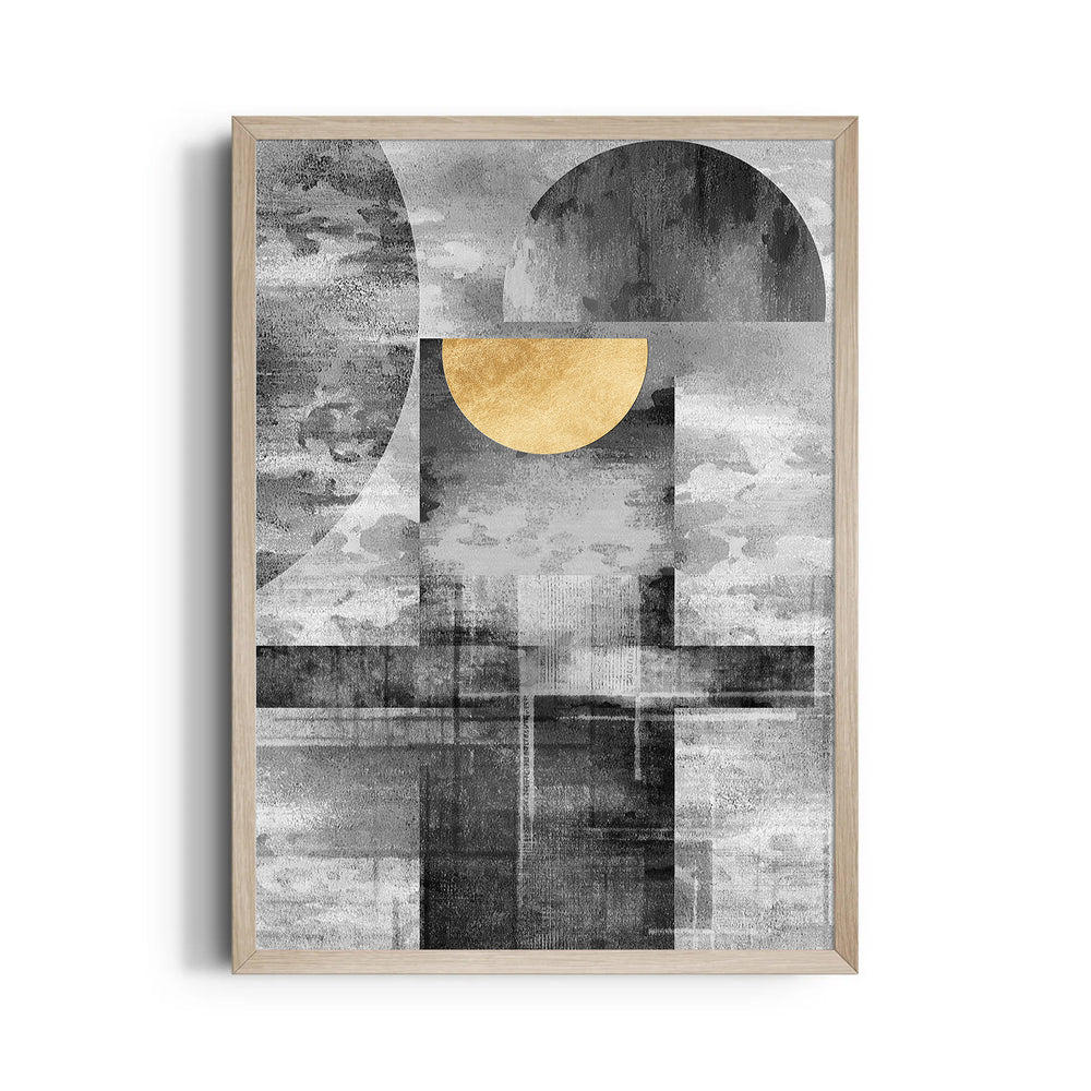 Lunar Stone Equilibrium - Abstract Modern Art