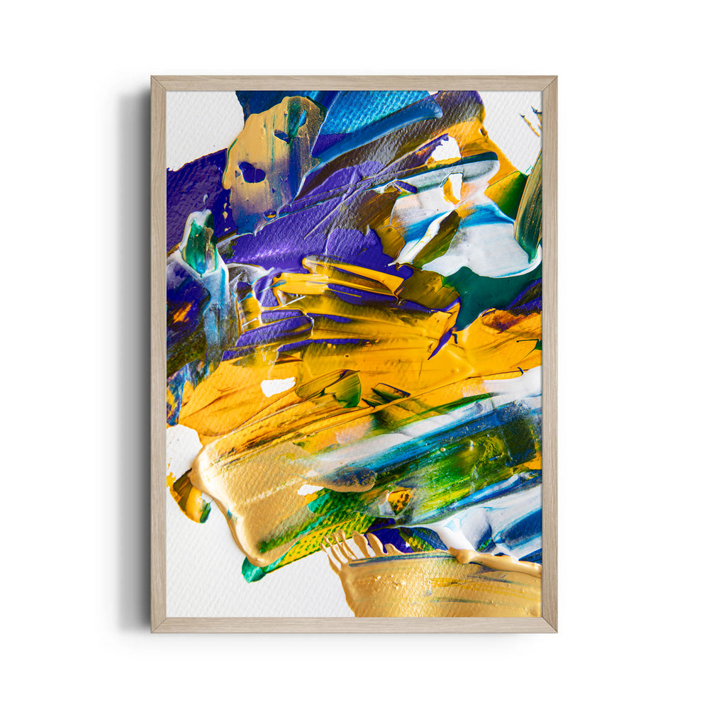 Prismatic Impasto Symphony - Abstract Modern Art