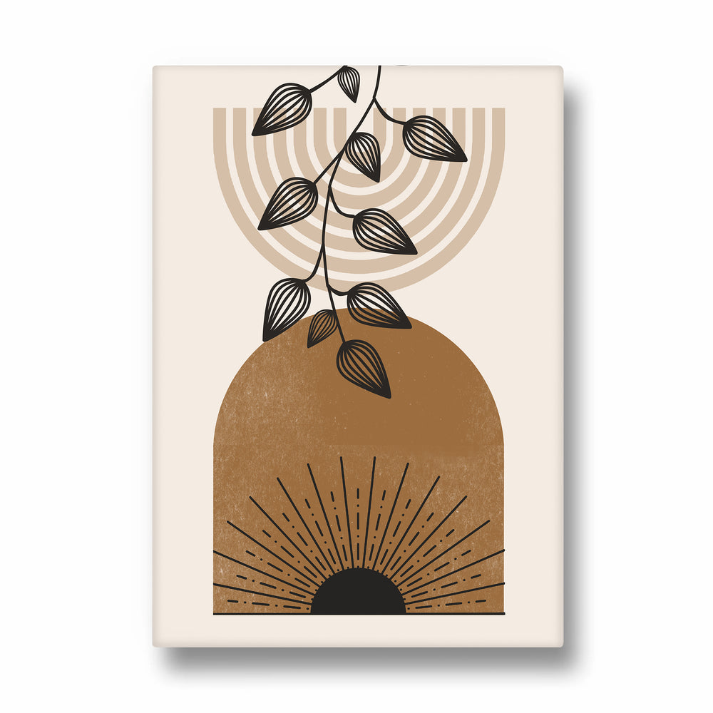 Boho Sunrise Botanical Arch – Boho Modern Wall Art