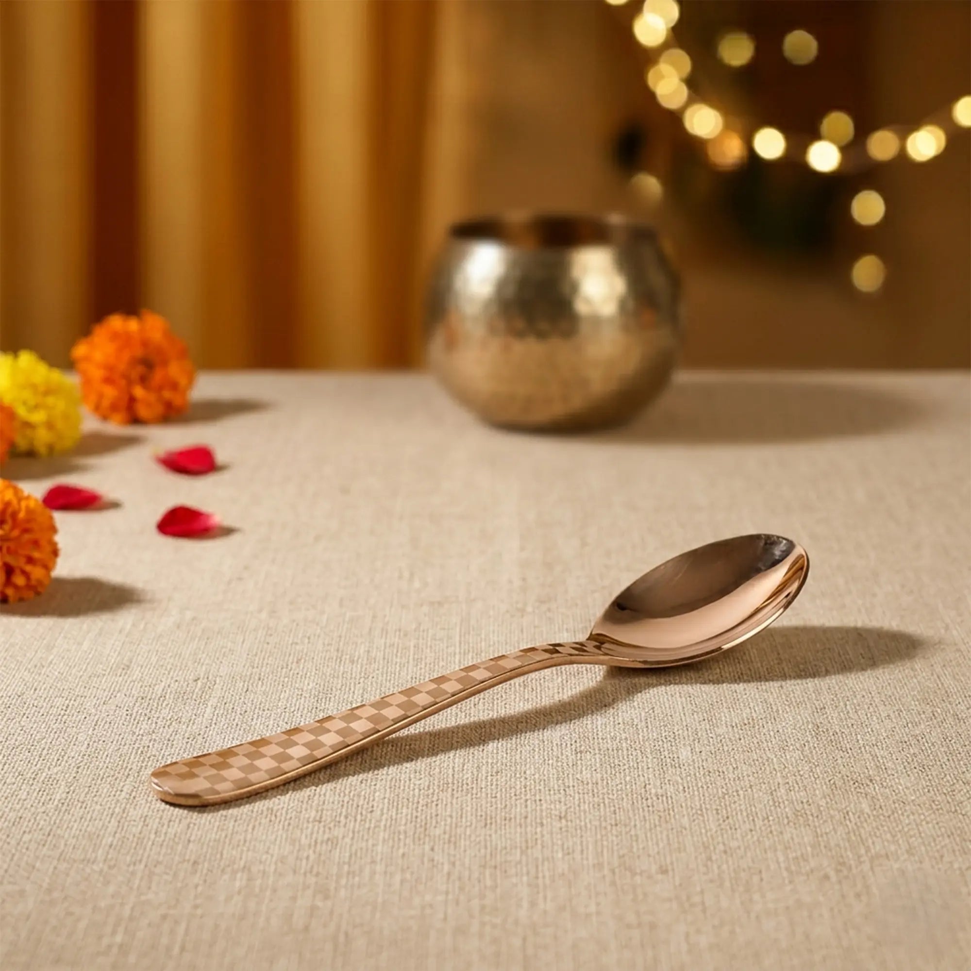 The Rajwada Royal Brass Bhojan Thali Set