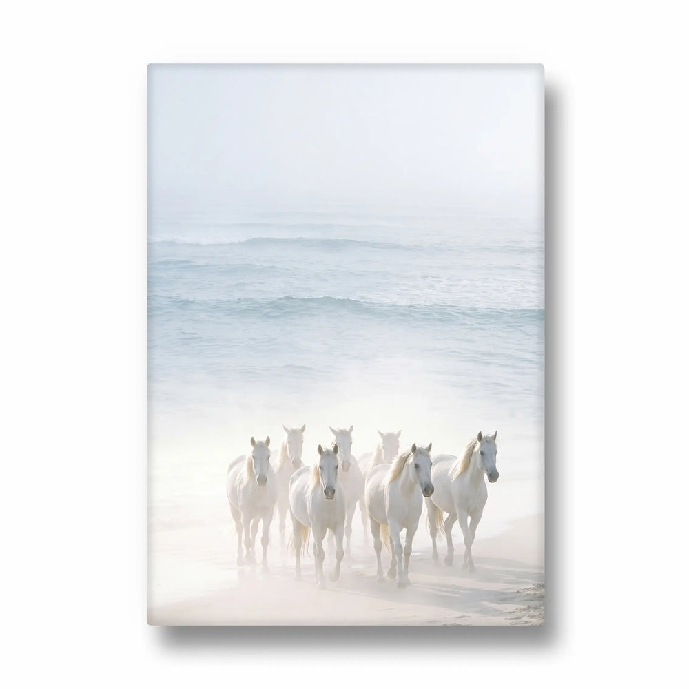 Ethereal Dawn — 7 Horses Vastu Art