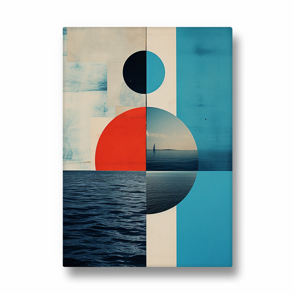 Horizon Divide Harmony - Abstract Modern Art