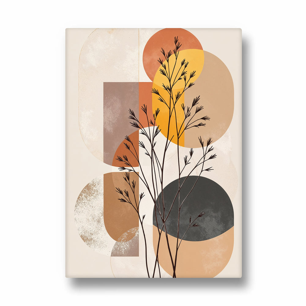 Amber Silence Botanica - Abstract Modern Art