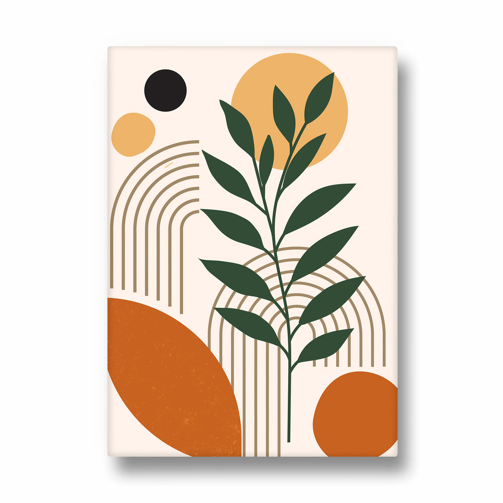 Solar Arc Botanical Rhythm - Abstract Modern Art