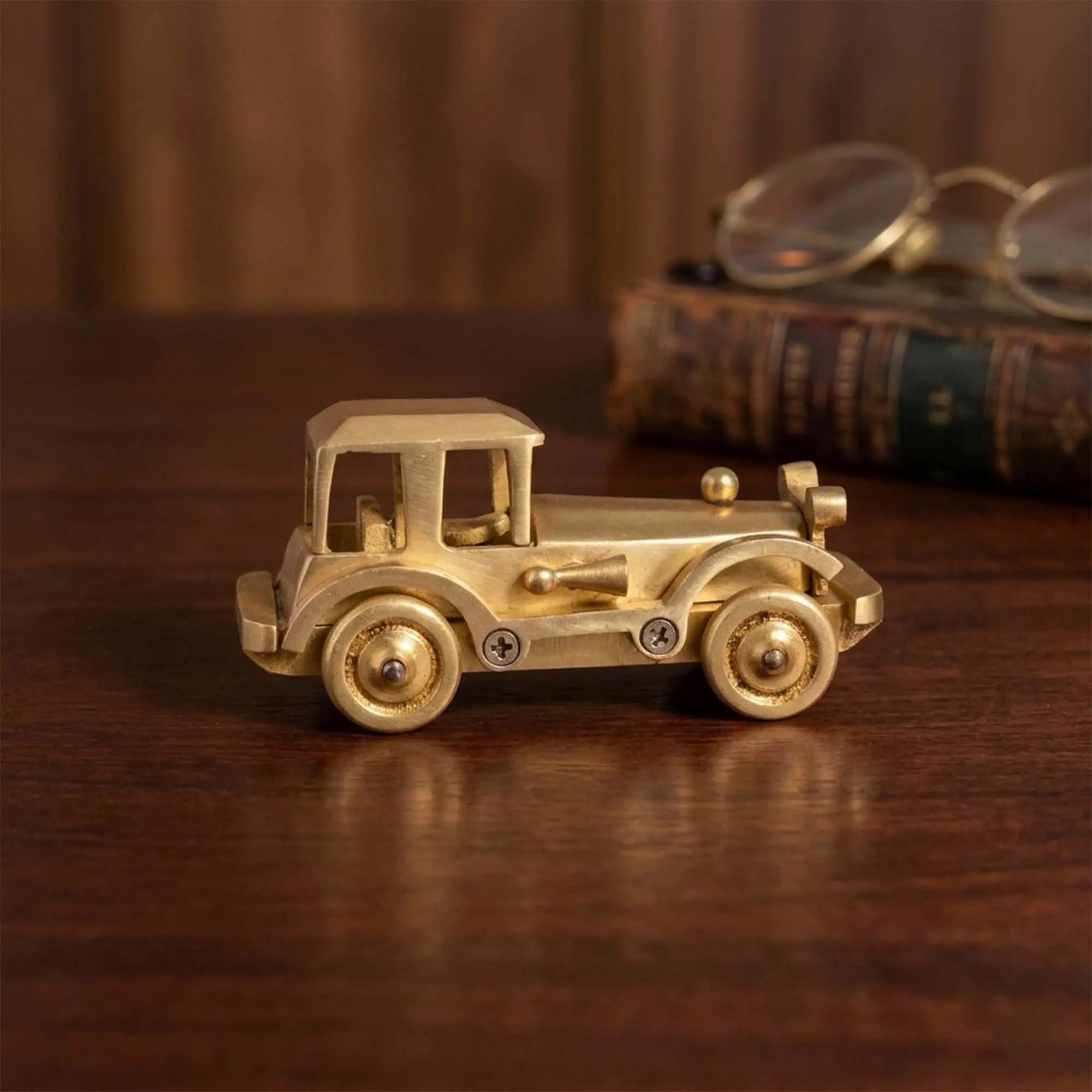 Vintage Brass Classic Car Collectible