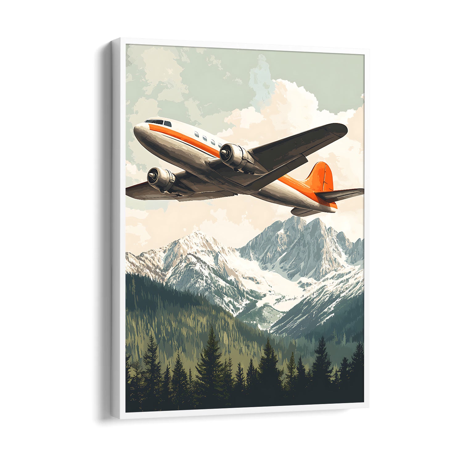 Alpine Skybound Voyage - Travel Wall Art