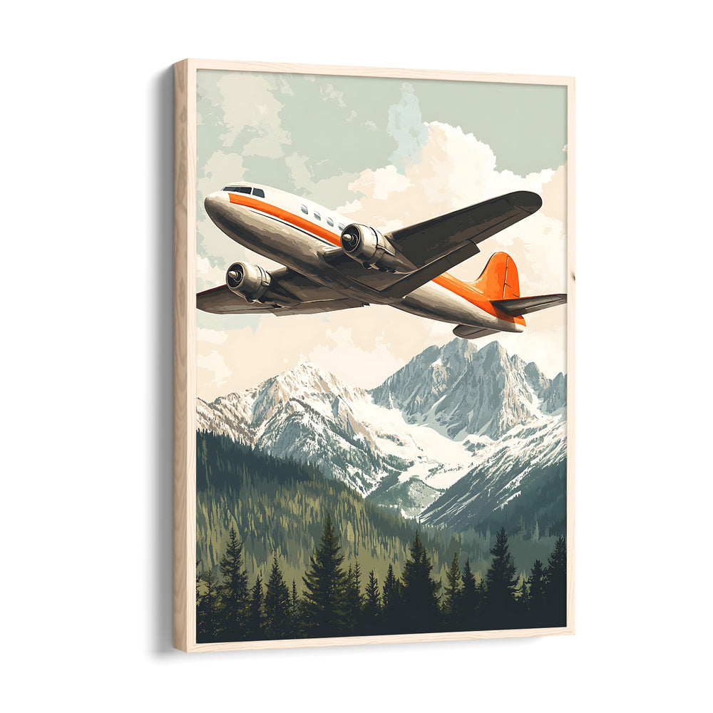 Alpine Skybound Voyage - Travel Wall Art