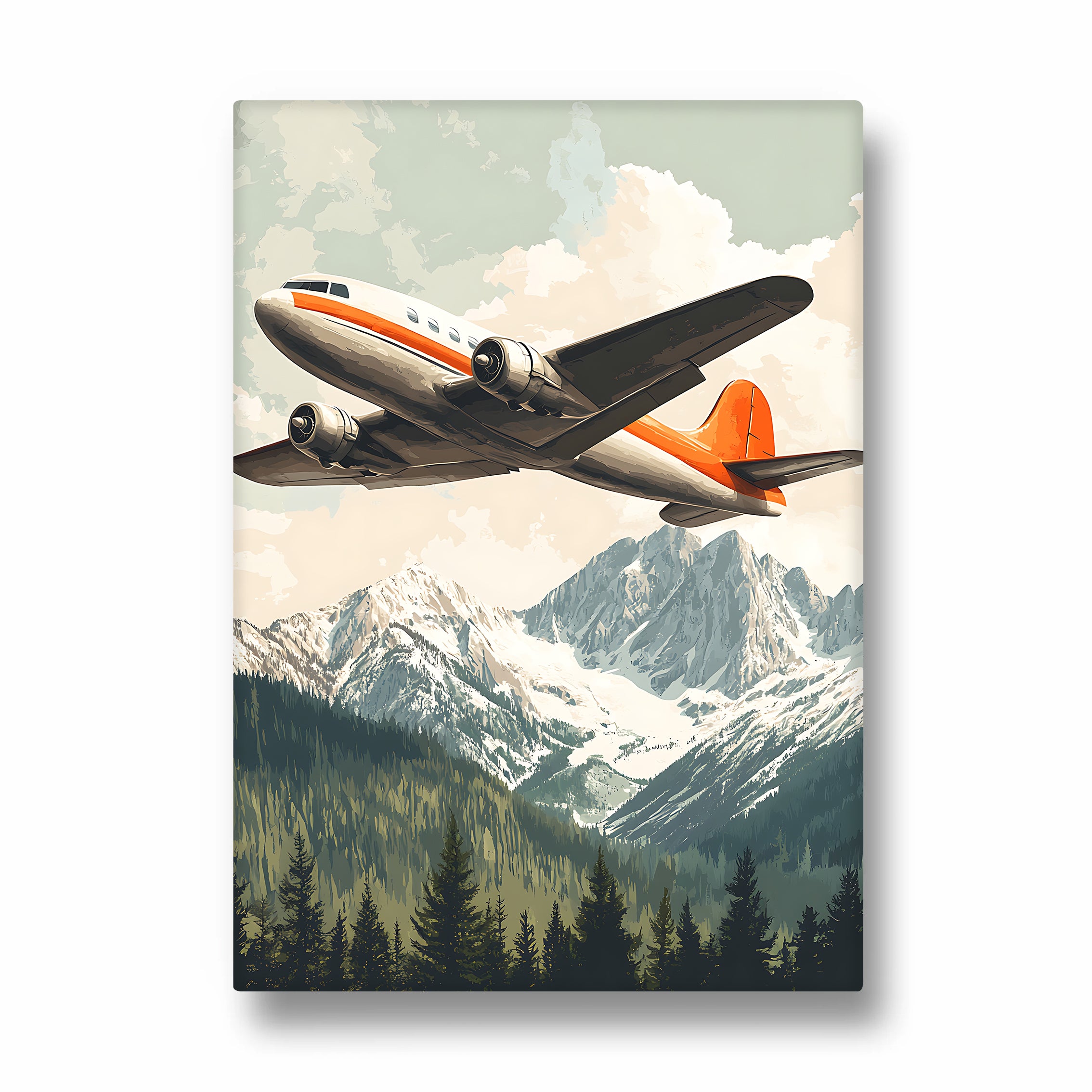 Alpine Skybound Voyage - Travel Wall Art