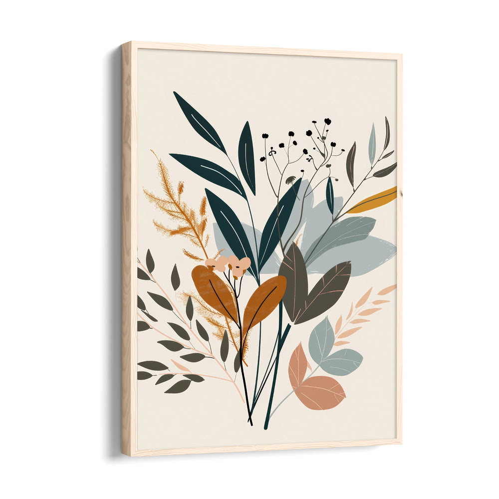 Autumn Meadow Leaves - Botanical Wall Art