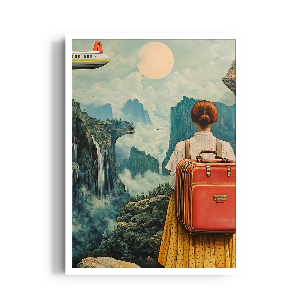 Celestial Valley Wanderer - Travel Wall Art - Pillow Fights