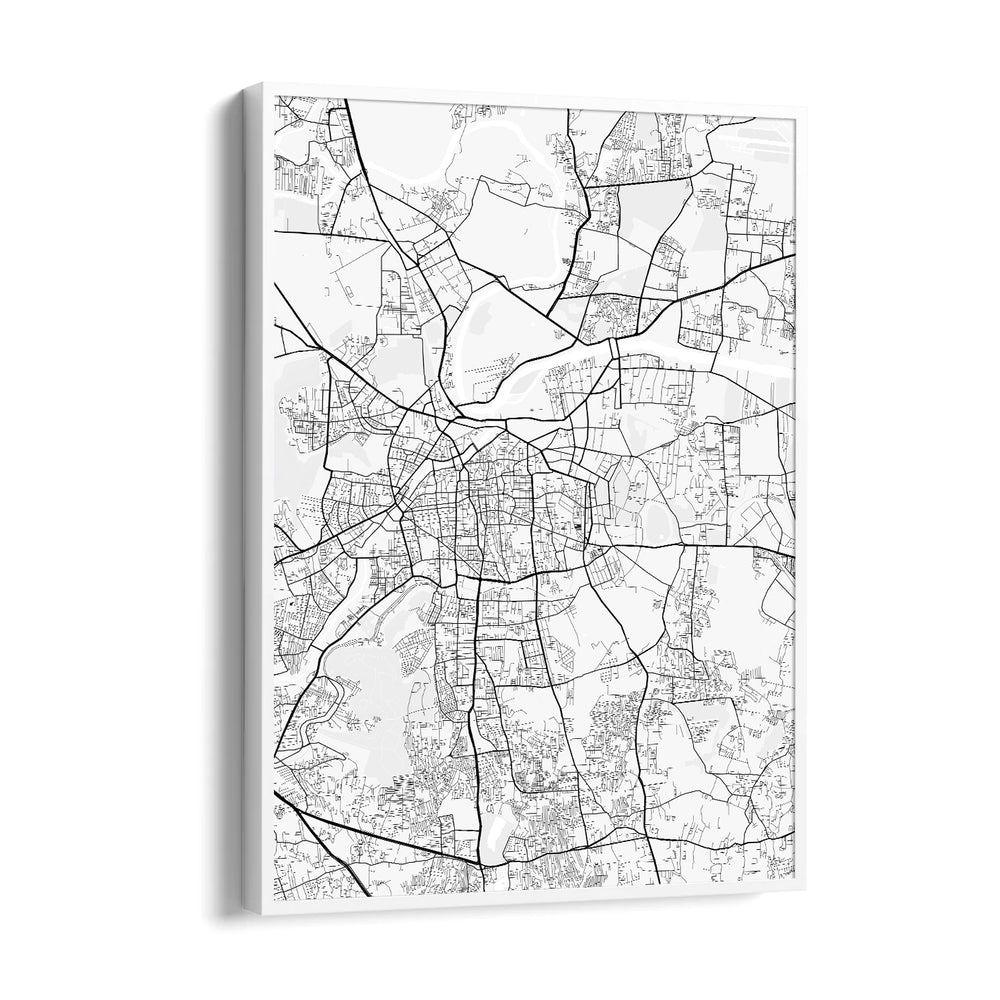 Central Artery Network - street map wall art - Pillow Fights