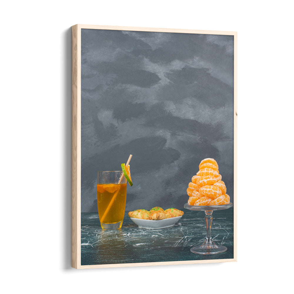 Citrus Refresh - Minimal Food & Drink Wall Art - Pillow Fights