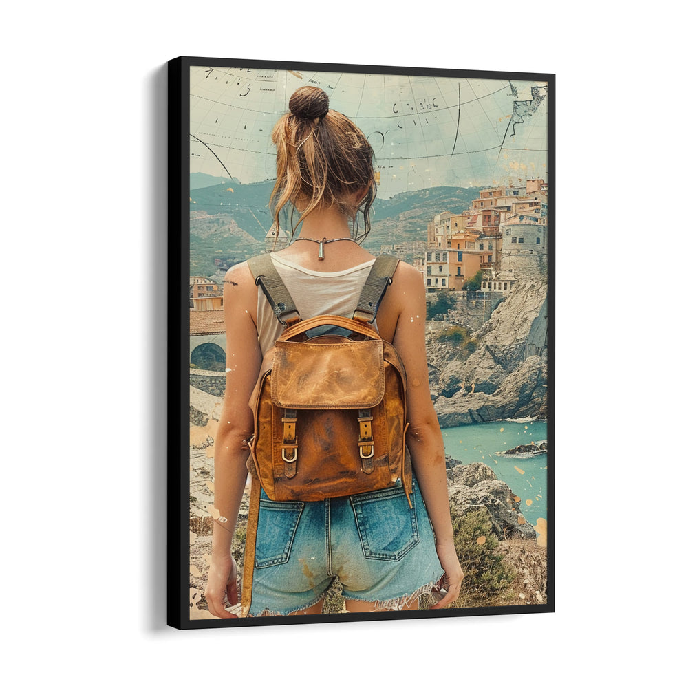 Coastal Wanderer Journey - Travel Wall Art