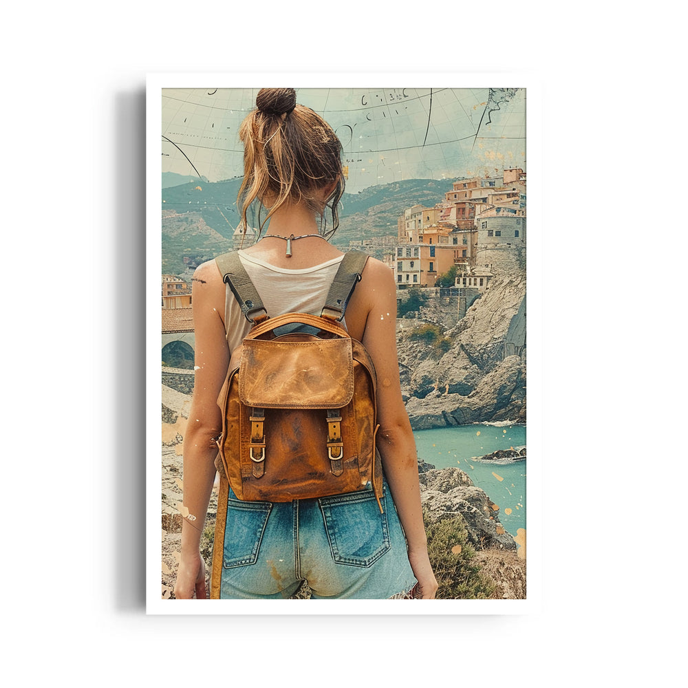 Coastal Wanderer Journey - Travel Wall Art