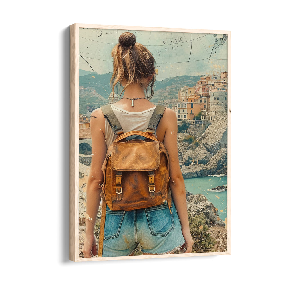 Coastal Wanderer Journey - Travel Wall Art