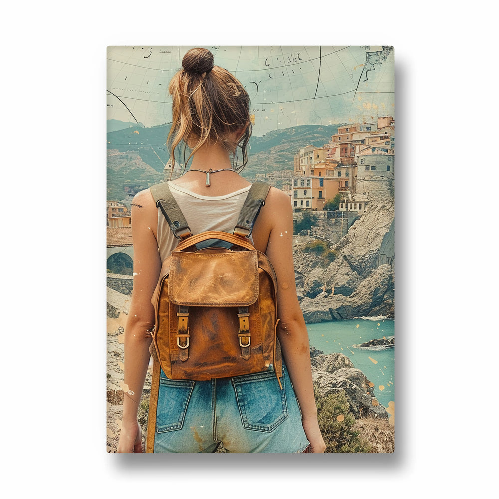 Coastal Wanderer Journey - Travel Wall Art